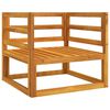 vidaXL Garden Chair with Taupe Cushions Solid Wood Acacia