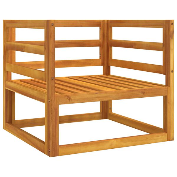 vidaXL Garden Chair with Taupe Cushions Solid Wood Acacia