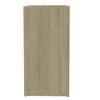 vidaXL Shoe Cabinet Sonoma Oak 60x35x70 cm Engineered Wood