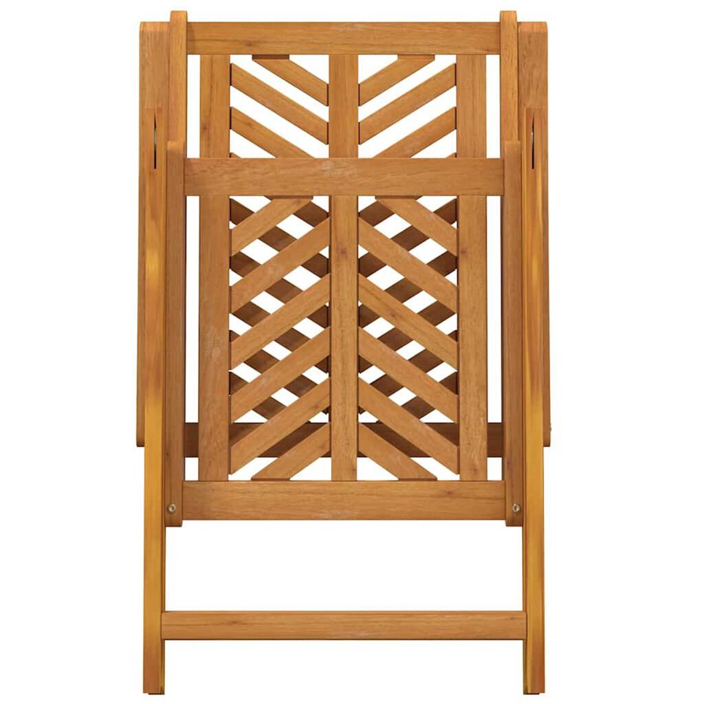 vidaXL Garden Bistro Set 3 pcs Brown Solid acacia wood