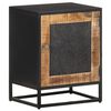 vidaXL Bedside Cabinet 40x30x50 cm Rough Mango Wood
