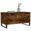 vidaXL Coffee Table Smoked Oak 90x44.5x45 cm Engineered Wood
