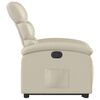 vidaXL Electric Stand up Recliner Chair Cream Faux Leather
