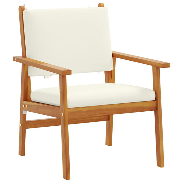 vidaXL 4 Piece Garden Sofa Set with Cushions Solid Wood Acacia