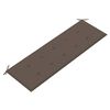 vidaXL Stacking Garden Bench with Cushion 159 cm Solid Teak Wood