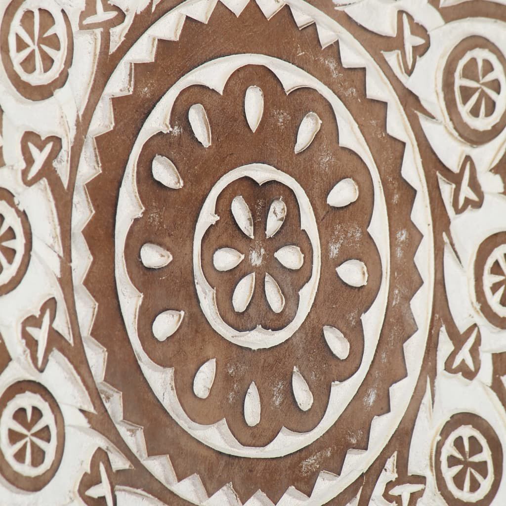vidaXL Hand-Carved Wall Panels 2 pcs MDF 40x40x1.5 cm