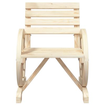 vidaXL Garden Chairs 4 pcs Solid Wood Fir