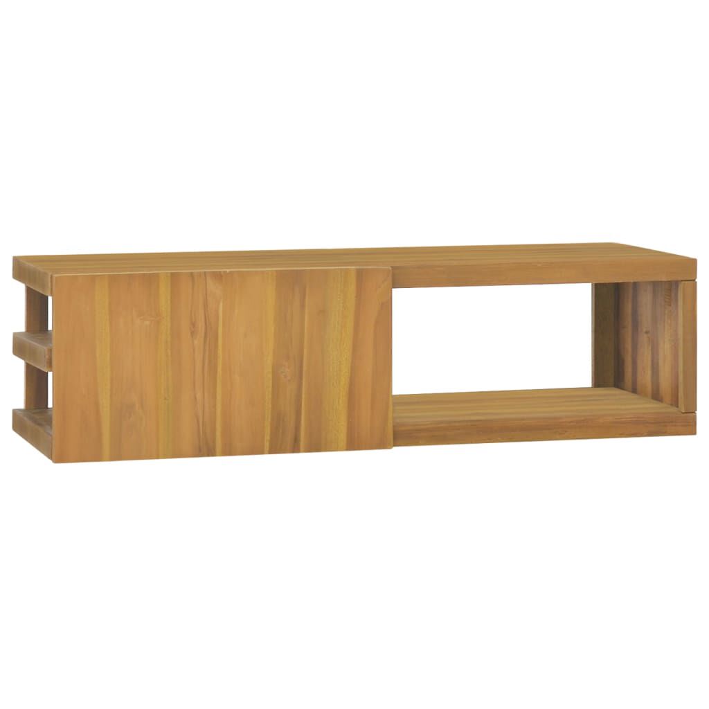 vidaXL Wall-mounted Bathroom Cabinet 110x40x30 cm Solid Wood Teak