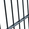 vidaXL 2D Fence Gate (Single) Anthracite Grey 100x80 cm