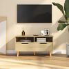 vidaXL TV Cabinet Sonoma Oak 90x40x48.5 cm Engineered Wood