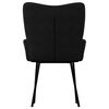 vidaXL Dining Chairs 2 pcs Black Velvet