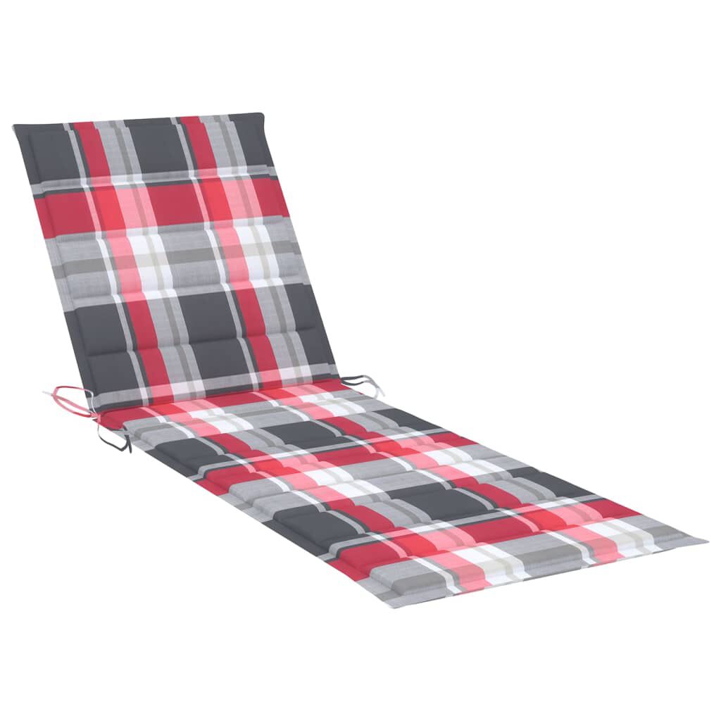 vidaXL Sun Loungers 2 pcs with Cushions Solid Acacia Wood