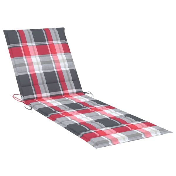vidaXL Sun Loungers 2 pcs with Cushions Solid Acacia Wood