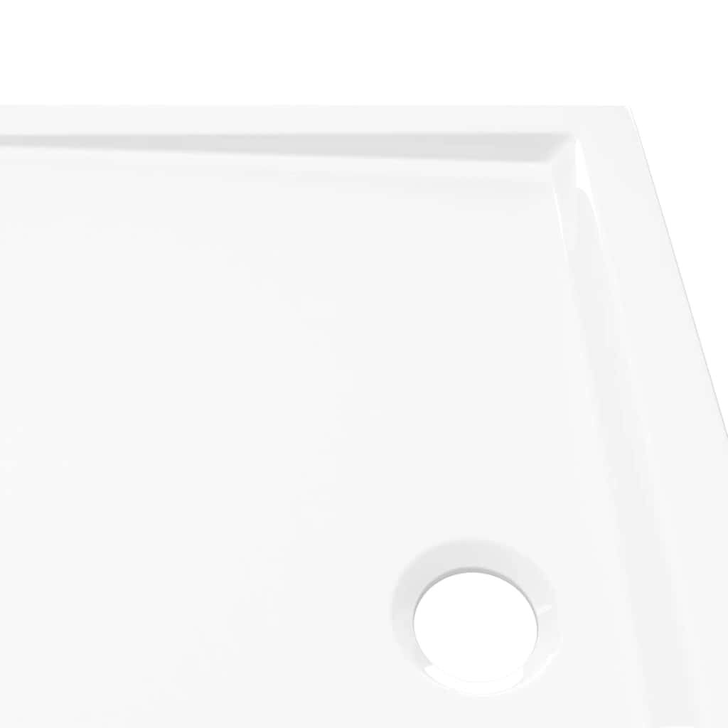 vidaXL Rectangular ABS Shower Base Tray 80x100 cm