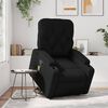 vidaXL Stand up Massage Recliner Chair Black Faux Leather
