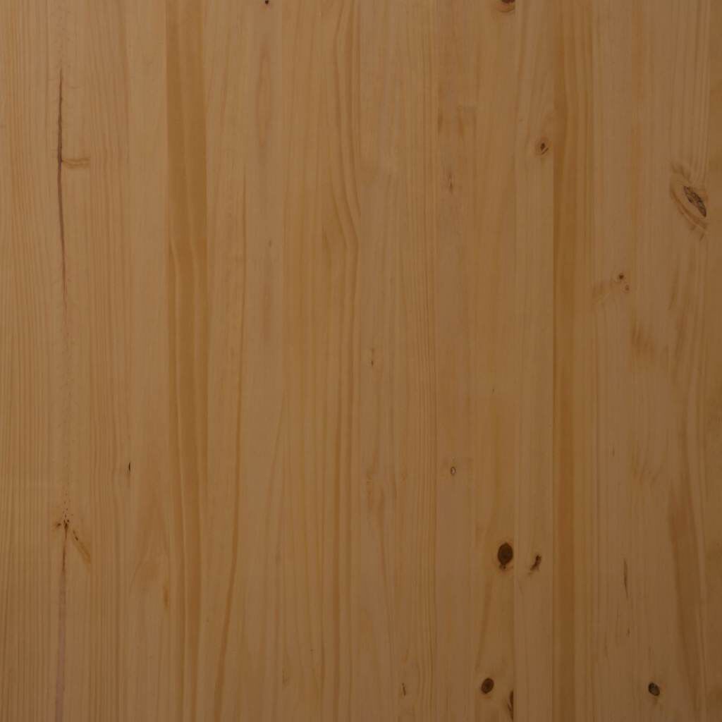 vidaXL Rolling Cabinet with Drawers MOSS Honey Brown Solid Wood Pine