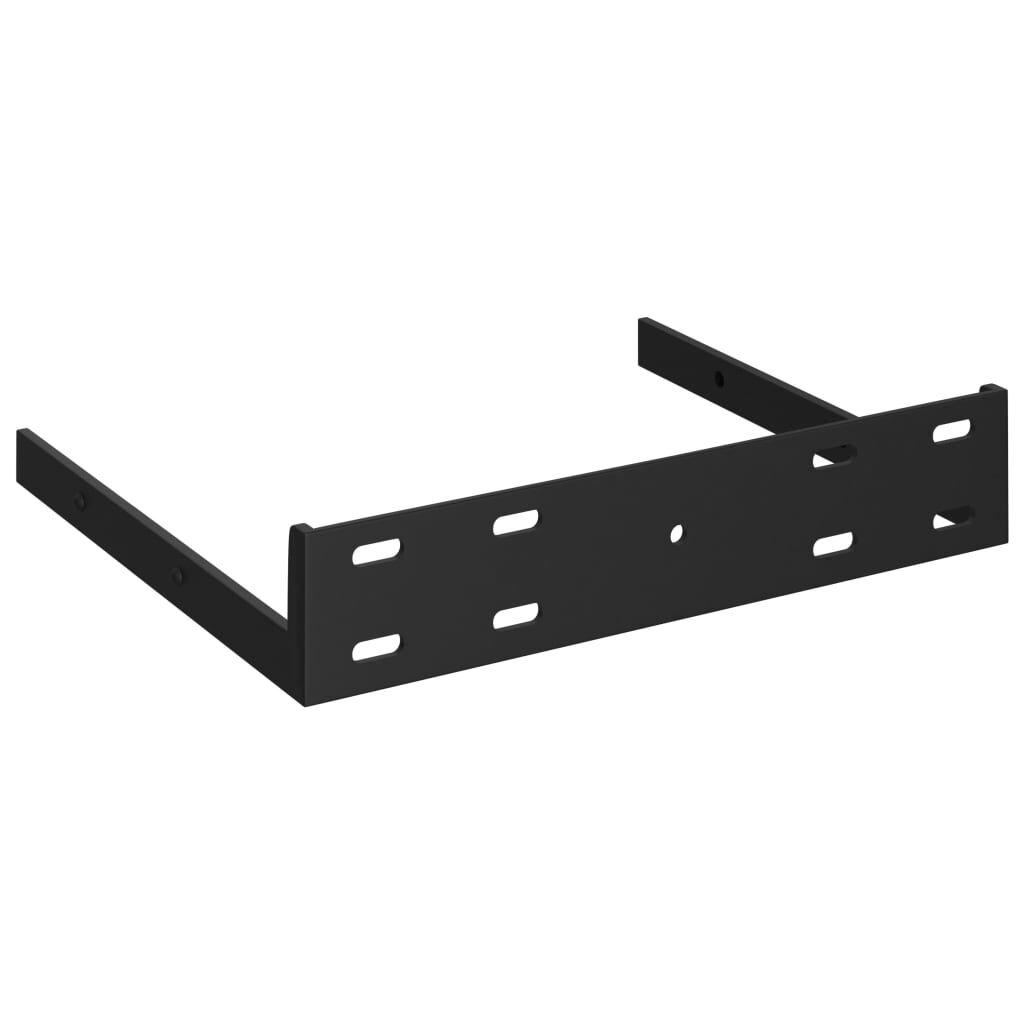 vidaXL Floating Wall Shelf Grey 23x23.5x3.8 cm MDF