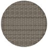 vidaXL 3 Piece Bistro Set with Cushions Grey Poly Rattan