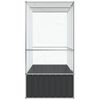 vidaXL Aviary Silver 210.5x107x212 cm Steel