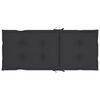 vidaXL Garden Chairs 4 pcs with Anthracite Cushions Solid Teak Wood