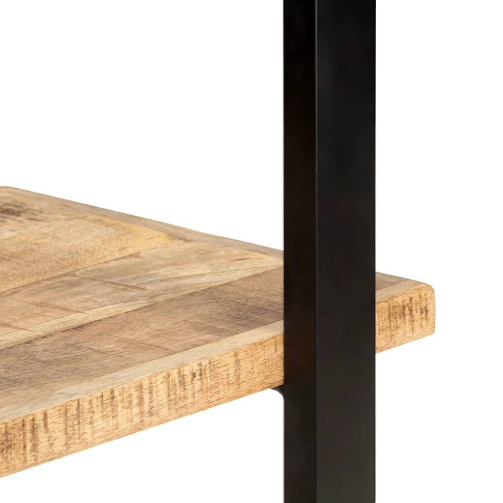 vidaXL 4-Tier Bookcase 80x40x180 cm Rough Mango Wood