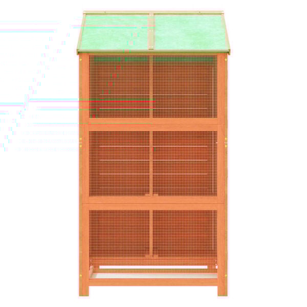 vidaXL Bird House Brown 97x81x152 cm Solid Wood Pine
