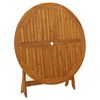 vidaXL Folding Garden Table 110 cm Solid Acacia Wood