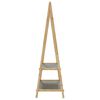 vidaXL Clothes Rack with Shelves 96x45.5x150.5 cm Bamboo