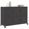 vidaXL Sideboard Black 100.5x39x72 cm Steel