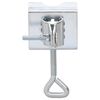 vidaXL Umbrella Clamps for Balcony 2 pcs 32 mm Galvanised Steel