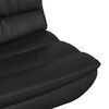 vidaXL Swivel Chair Manual Black 63 x 75 x 76 cm Faux leather