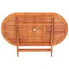 vidaXL 7 Piece Outdoor Dining Set Solid Eucalyptus Wood and Textilene