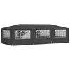 vidaXL Professional Party Tent with Side Walls 4x9 m Anthracite 90 g/m?