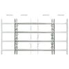 vidaXL Adjustable Security Grilles for Windows 2 pcs 1000-1500 mm