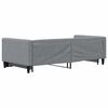 vidaXL Daybed with Trundle without Mattress Light Grey 100x190 cm