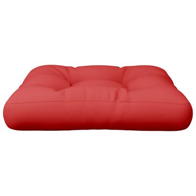 vidaXL Pallet Cushion Red 60x60x12 cm Fabric