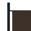 vidaXL 4-Panel Room Divider Brown 200x180 cm
