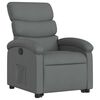 vidaXL Stand up Recliner Chair Dark Grey Fabric