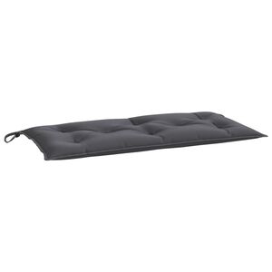 vidaXL Garden Bench Cushion Anthracite 110x50x7 cm Oxford Fabric
