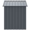 vidaXL Dog House with Roof Anthracite 117x103x123 cm Galvanised Steel