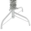 vidaXL Artificial Half Christmas Tree with Stand Silver 120 cm PET