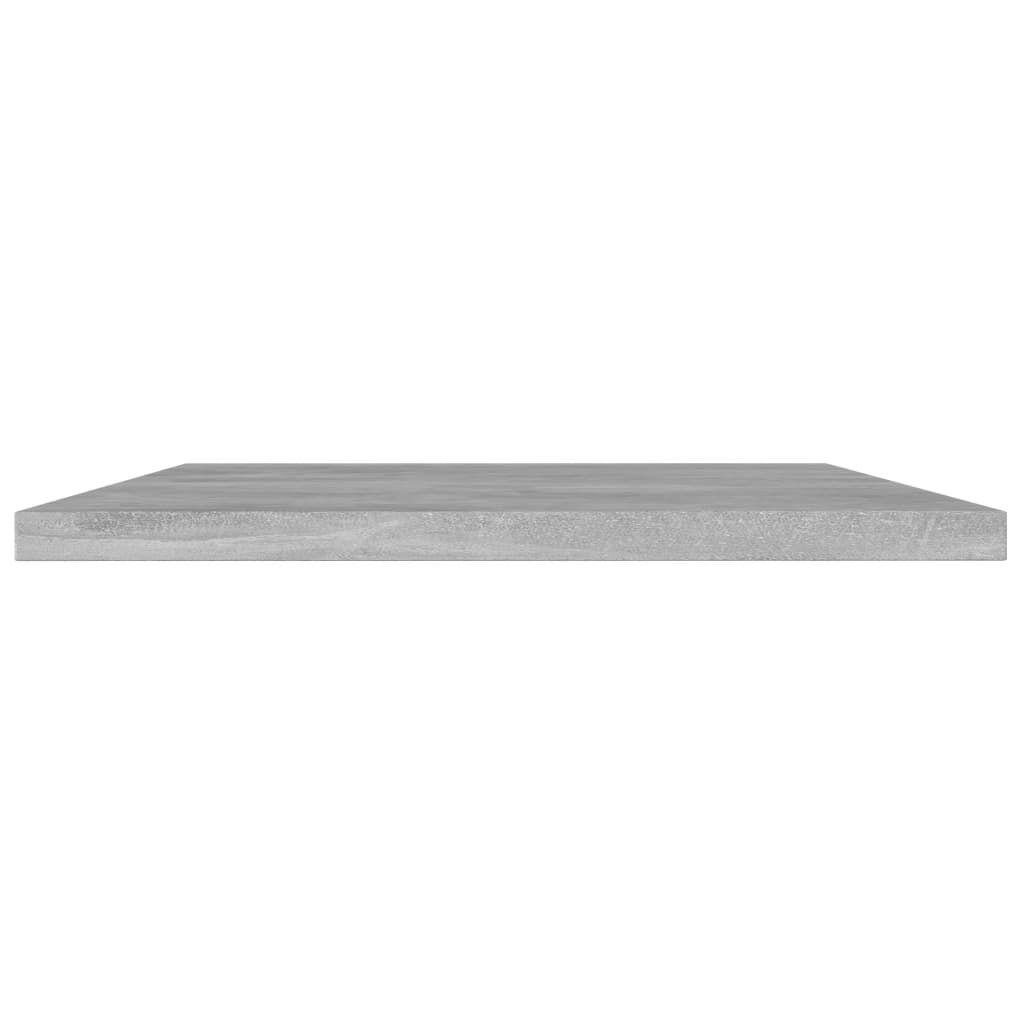 vidaXL Bookshelf Boards 8 pcs Concrete Grey 100x20x1.5 cm Engineered Wood