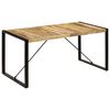 vidaXL Dining Table 160x80x75 cm Solid Mango Wood