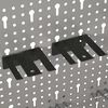 vidaXL Wall-mounted Peg Boards 3 pcs 40x58 cm Steel