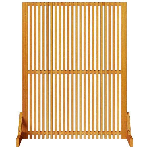 vidaXL Privacy Screen Brown 79.5 x 50 x 110 cm Solid Acacia wood