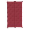 vidaXL Garden Bench Cushion Wine Red 180x(50+50)x7cm Oxford Fabric