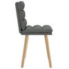 vidaXL Dining Chairs 2 pcs Dark Grey Fabric