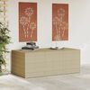 vidaXL Garden Storage Box Mix Beige 984L Poly Rattan