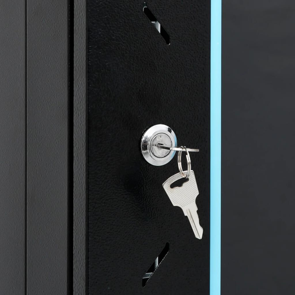 vidaXL 18U Network Cabinet with Swivel Feet 19" IP20 60x60x100 cm