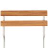 vidaXL Folding Bistro Chairs 2 pcs Solid Wood Acacia and Steel